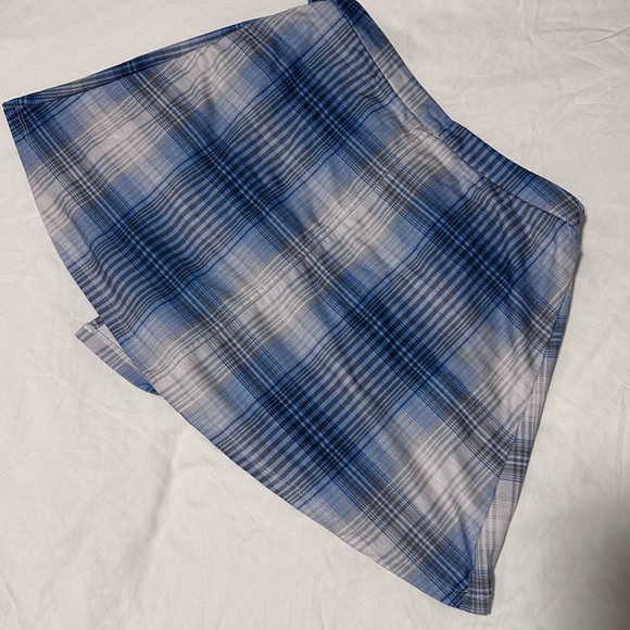 Unif Ada blue plaid skirt - Picture 5 of 5
